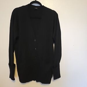 Joseph Women's 100% Cashmere Cardigan Sweater Black M